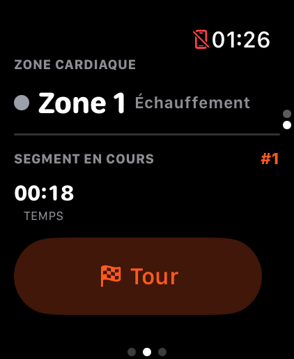 App Apple Watch Sweliv : cardio en direct